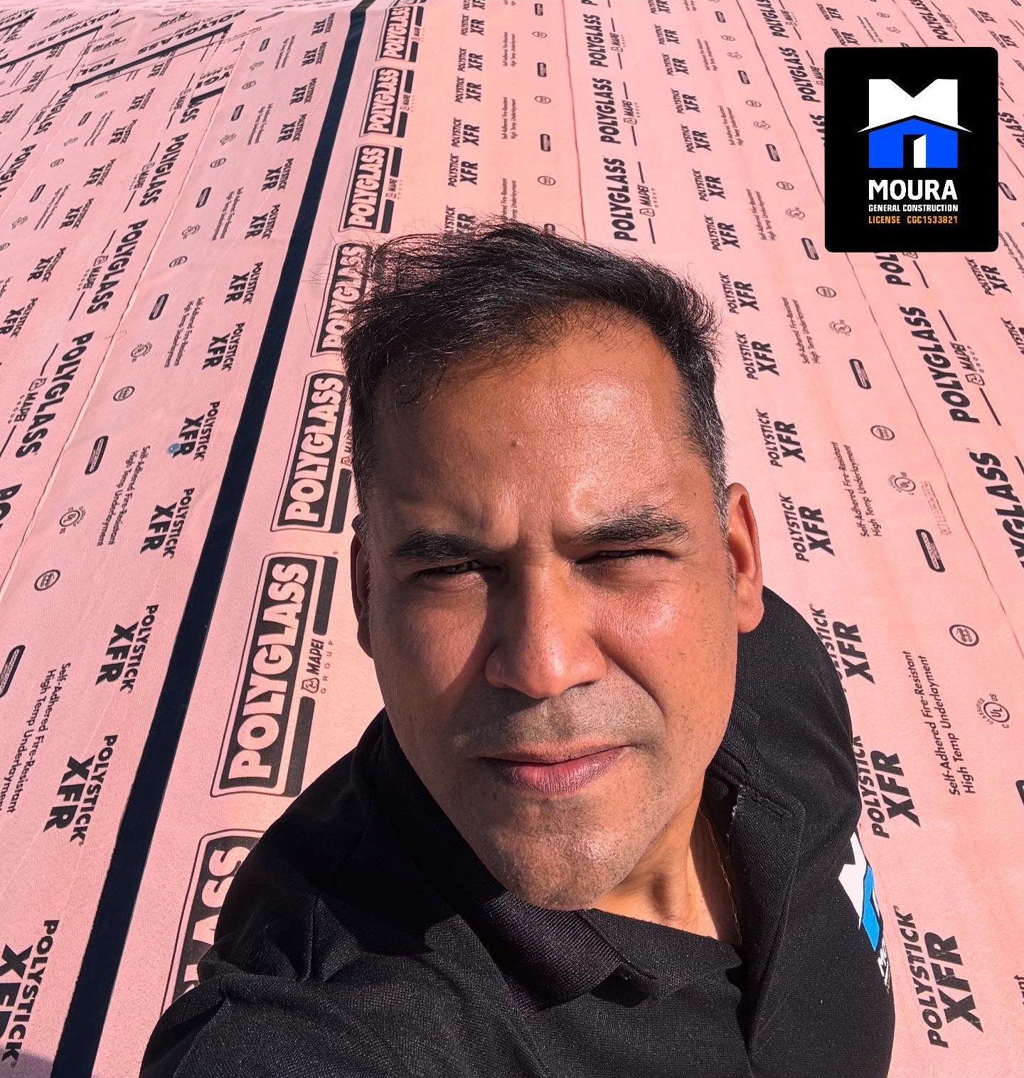 Renato on Polyglass XFR underlayment — new metal roof installation