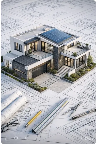 Custom home concept design