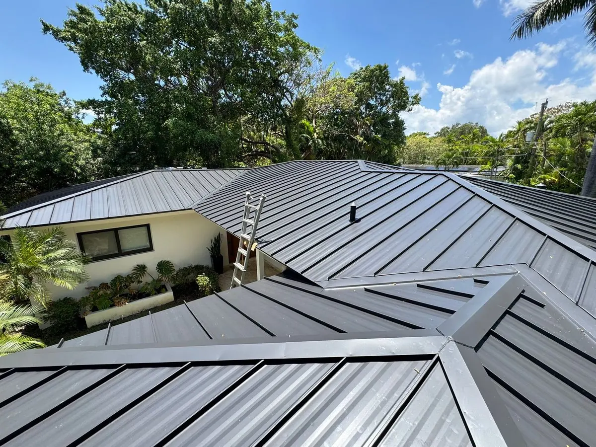 Standing-seam metal re-roof